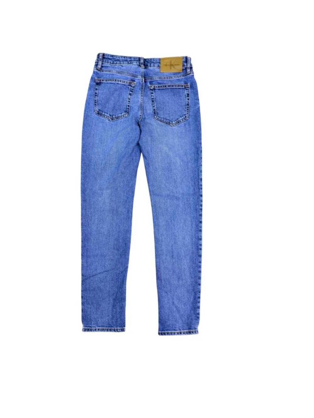 Calvin Klein Womens Blue Cotton Blend Denim Skinny Jeans Size 27R - Picture 2 of 6